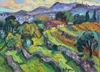 Paysage aux restanques